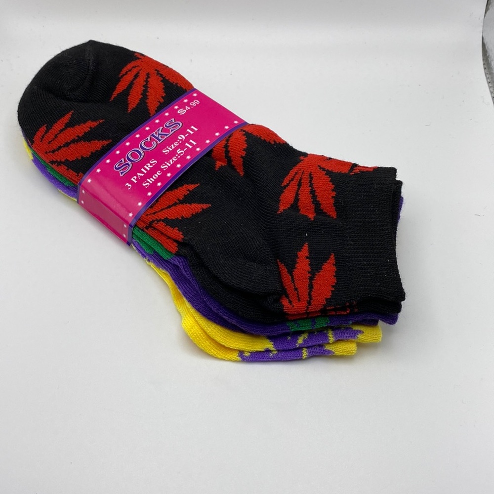 Weed Pot Cannabis Ankle Socks Pack #1 only